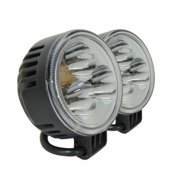 Par Faróis de Led 3 Leds 