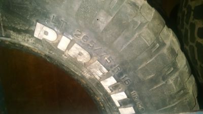 PNEUS 265/75 R16 PIRELLI 