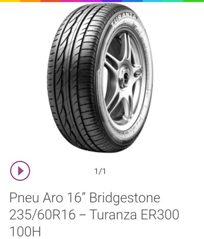 Pneu Aro 16" 235/60R 