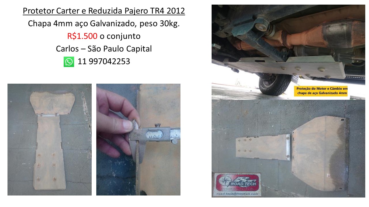 Pajero TR4 protetores