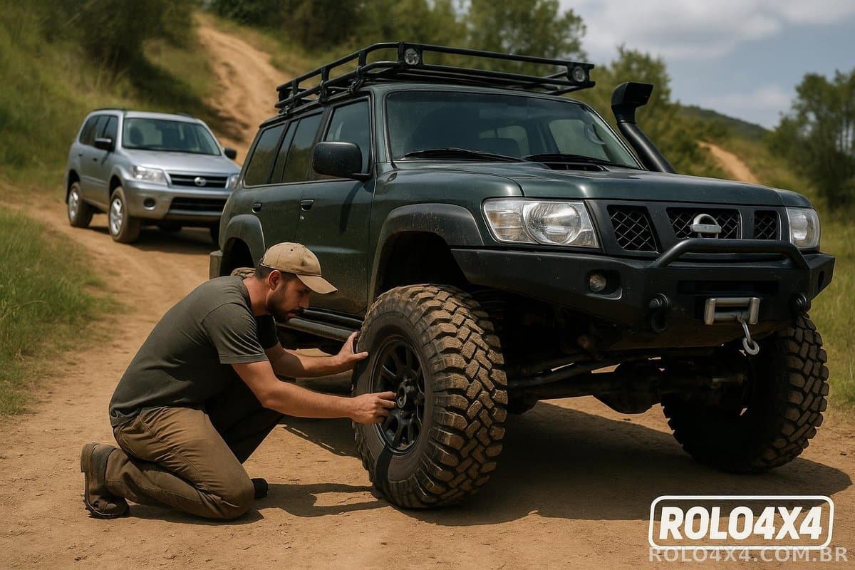 Duelo em subida: carro original contra preparado revela diferenças no desempenho off-road