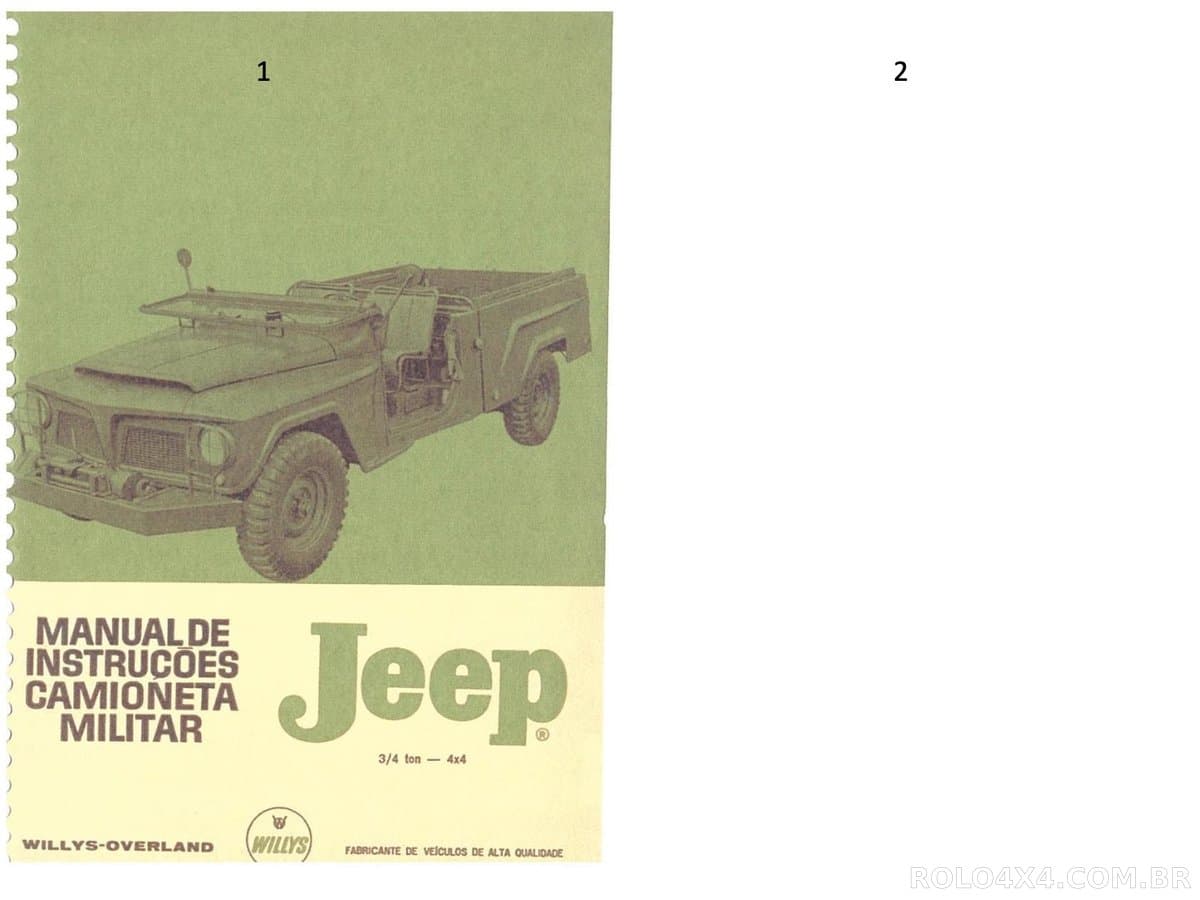Manual Pickup Militar Willys
