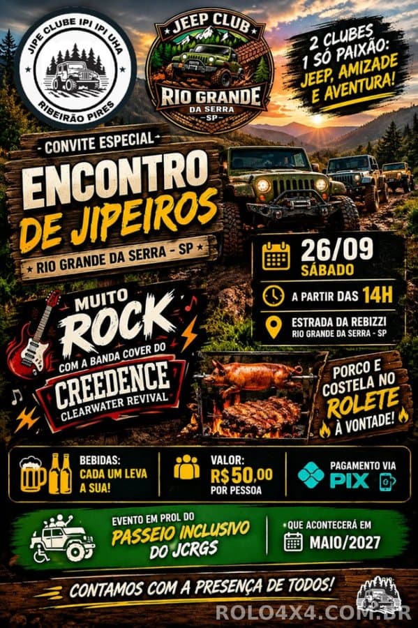 Encontro de Jeepeiros - 2 Clubes 1 só Paixão