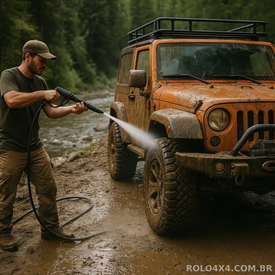 Hacks para limpar seu 4x4 depois de uma trilha pesada