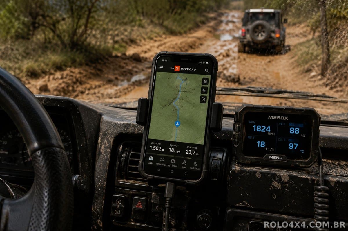Transforme seu celular em um painel off-road completo
