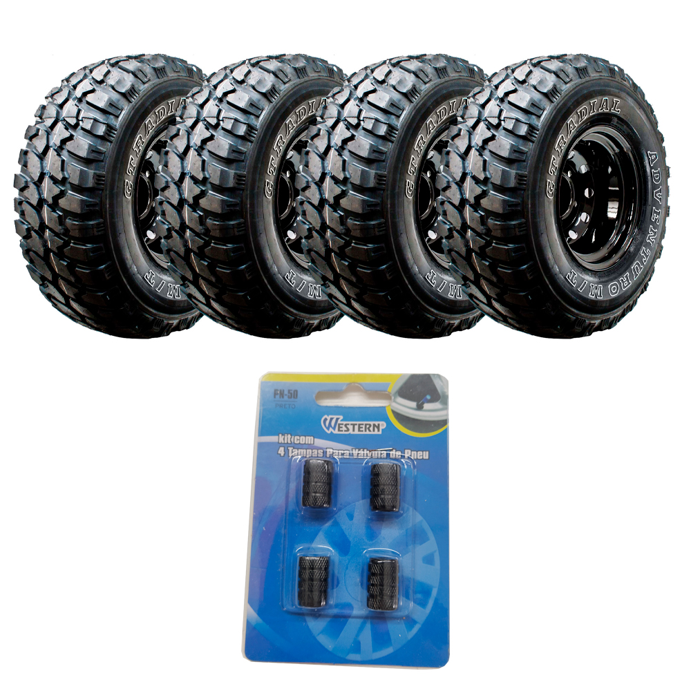 Combo 4 pneus 33x12,5R15 Combo 4 pneus 33x12,5R15