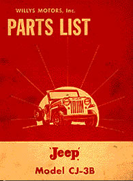 Catálogo de Peças Jeep Willys CJ3B