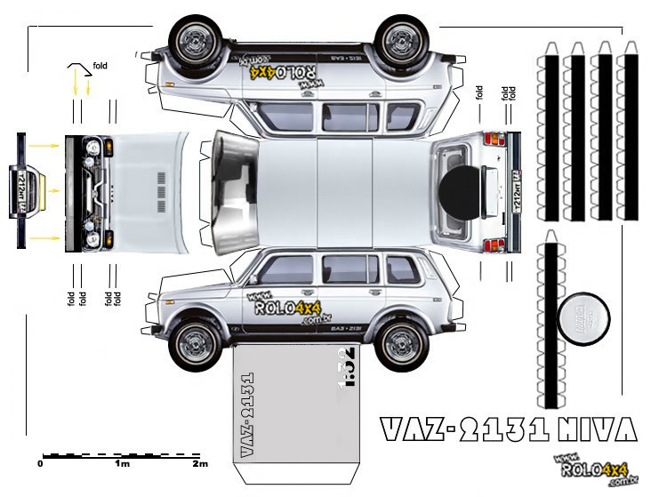 Montagem de um niva de 4 portas